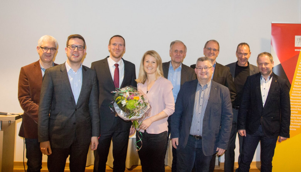 Markus Arens (CDU Olpe), Florian Müller (CDU Drolshagen), Staatssekretär Jan Heinisch, Claudia Dietzmann, Klaus Klapheck, Sascha Koch, Antonius Klein, Jochen Ritter MdL, Bernd Eichert (CDU Wenden).